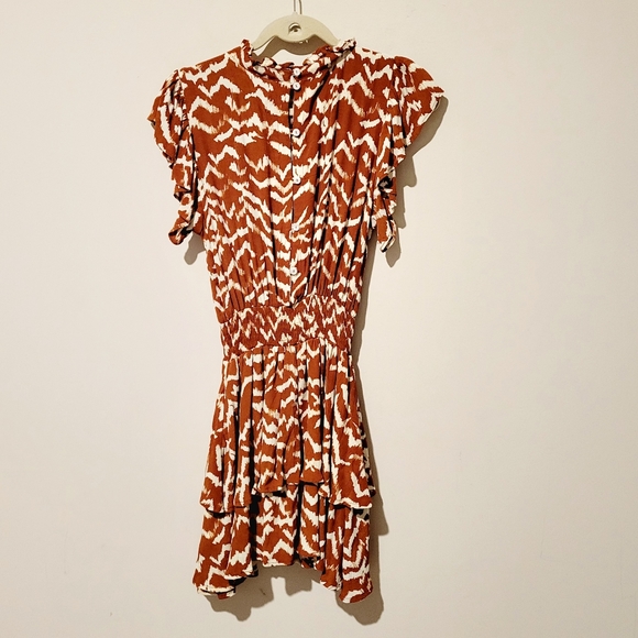 Cleobella Karina Mini Dress in Ginger - Picture 5 of 9